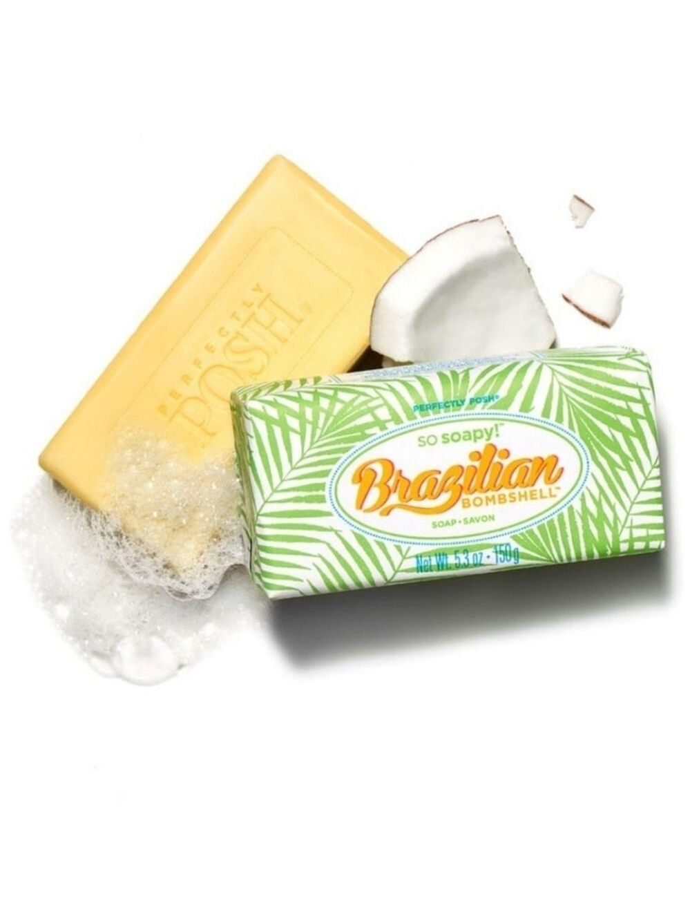 Perfectly Posh Brazilian Bombshell So Soapy Bath Bar